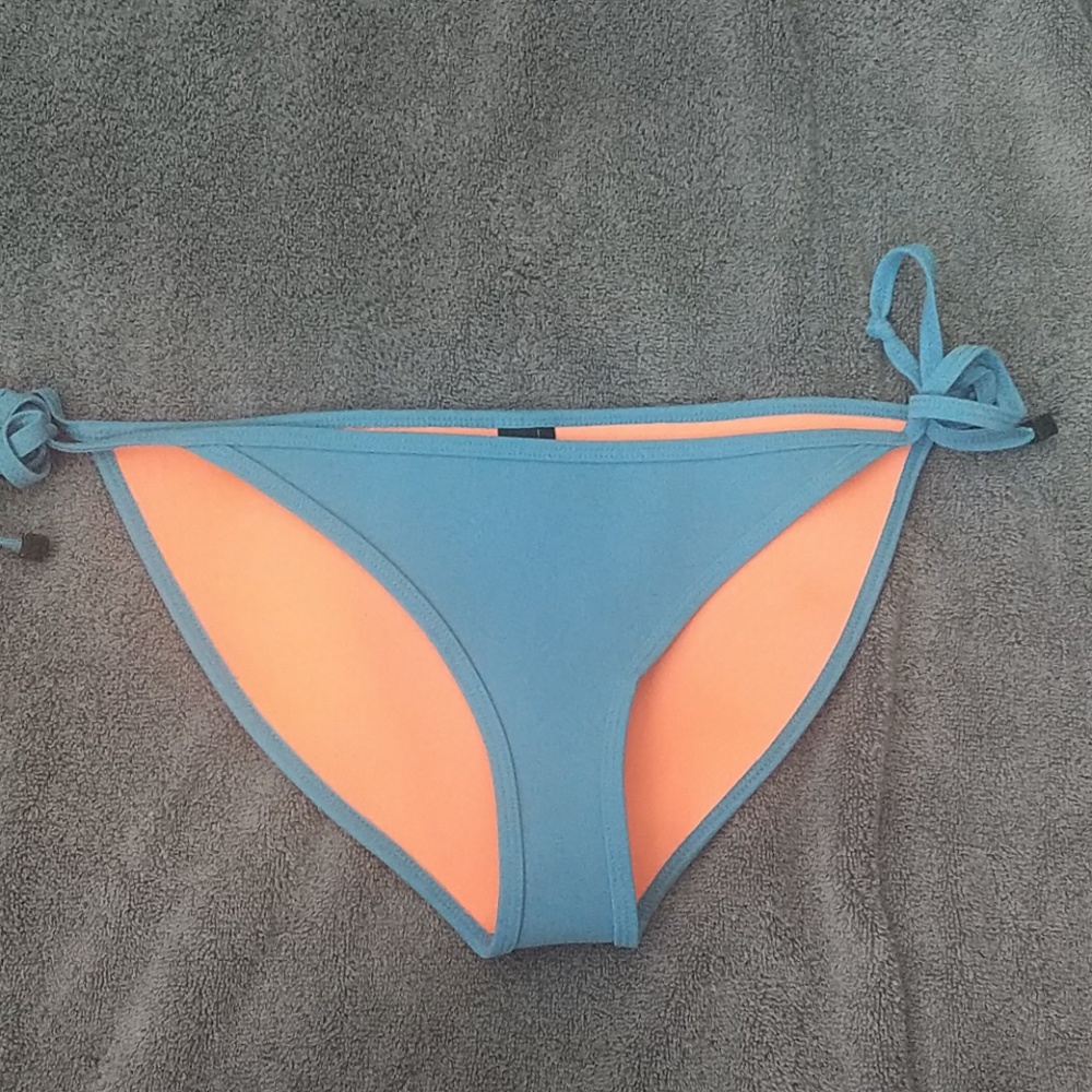 Triangl Large bikini bottom ties, blue